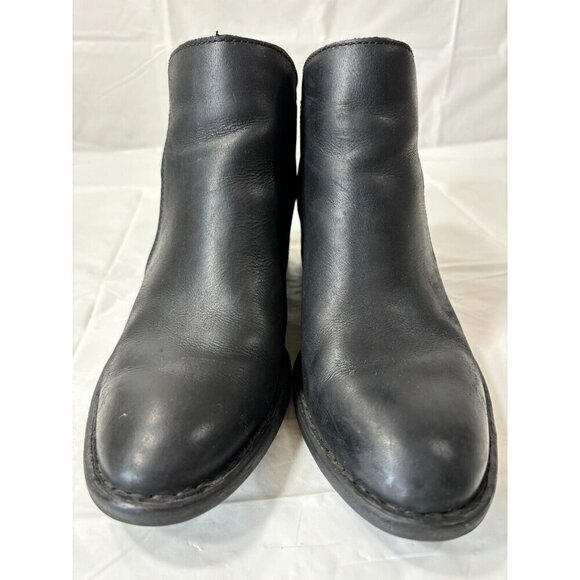 Børn Pourri Black Leather Ankle Boot Size 7 - Picture 6 of 14